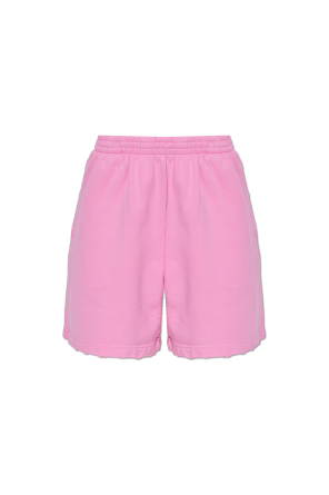 Versace Silk shorts with Medusa Cameo print | Women's